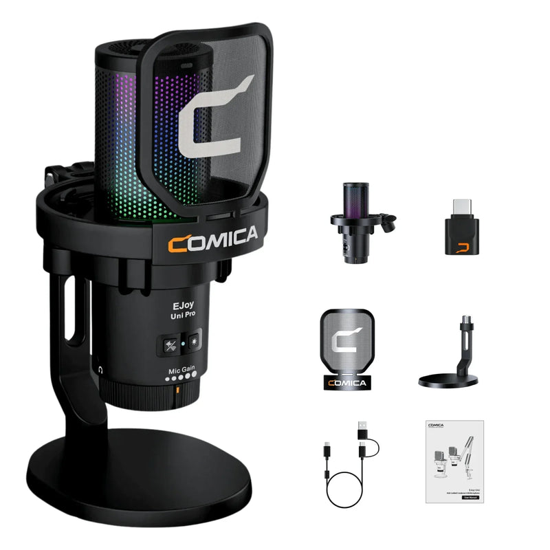 Comica Uni Pro RGB – Mic Gamer Sem Fio - Lord Oferta