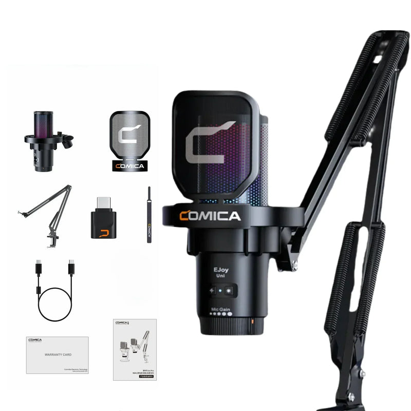 Comica Uni Pro RGB – Mic Gamer Sem Fio - Lord Oferta