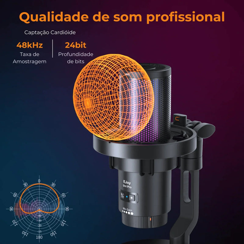 Comica Uni Pro RGB – Mic Gamer Sem Fio - Lord Oferta