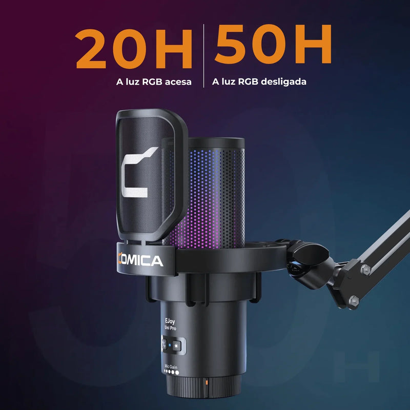 Comica Uni Pro RGB – Mic Gamer Sem Fio - Lord Oferta