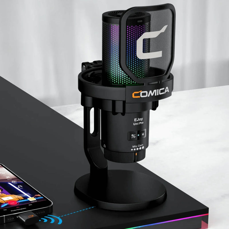 Comica Uni Pro RGB – Mic Gamer Sem Fio - Lord Oferta