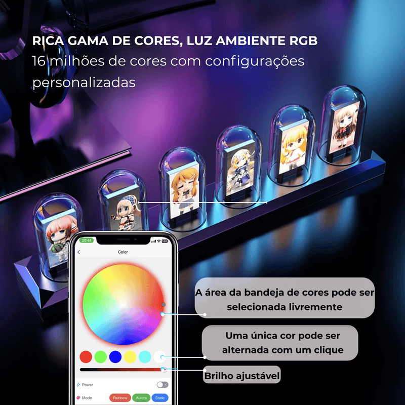 NixTime – Relógio RGB - Lord Oferta