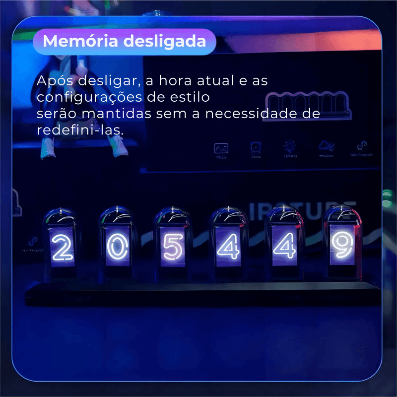 NixTime – Relógio RGB - Lord Oferta