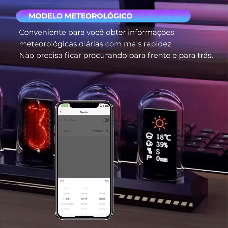 NixTime – Relógio RGB - Lord Oferta