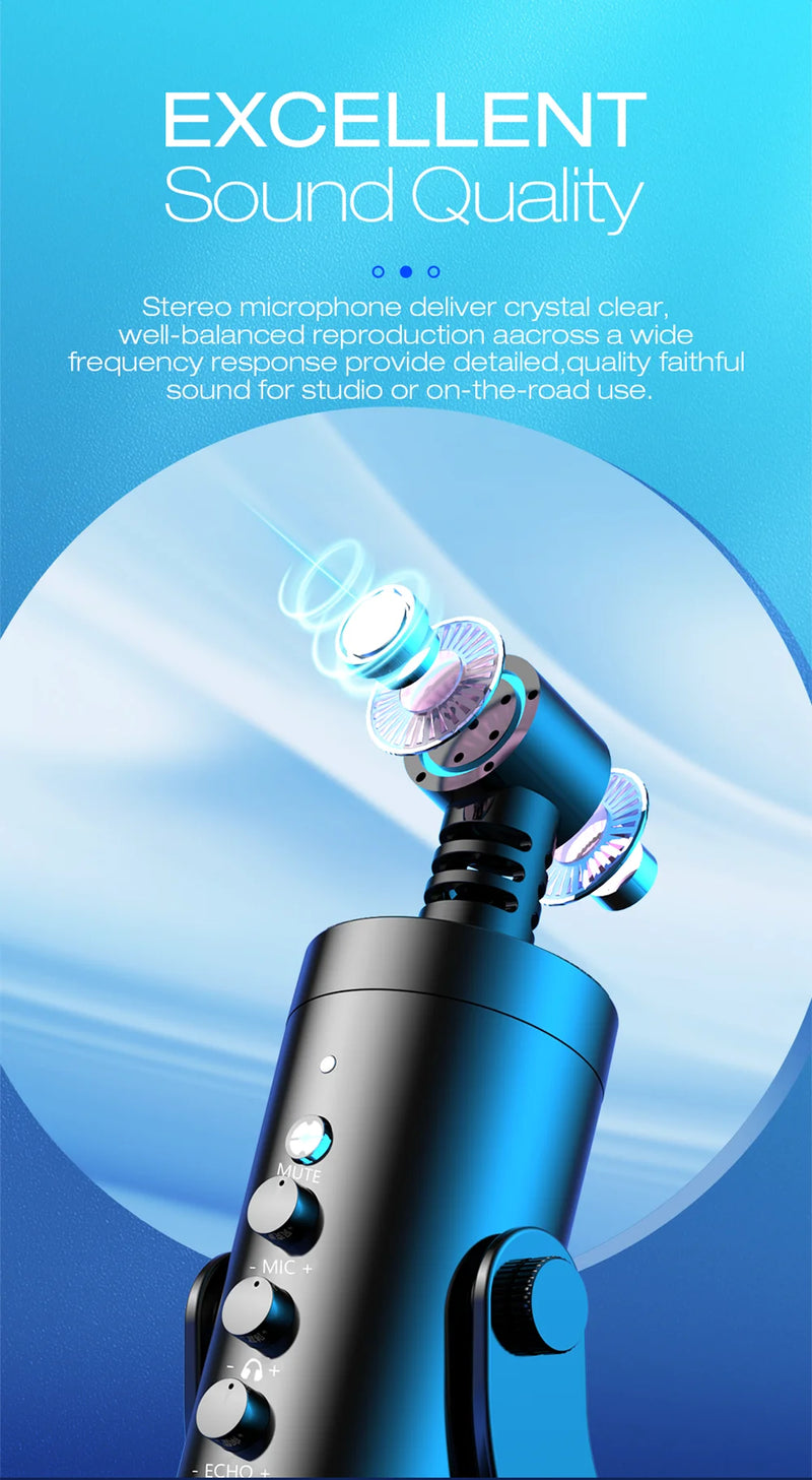 HaomuTalk Pro – Microfone Condensador - Lord Oferta