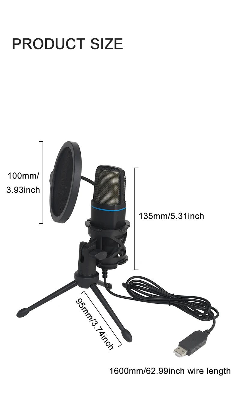 VoxRGB – Microfone Condensador - Lord Oferta