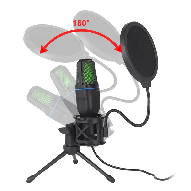 VoxRGB – Microfone Condensador - Lord Oferta