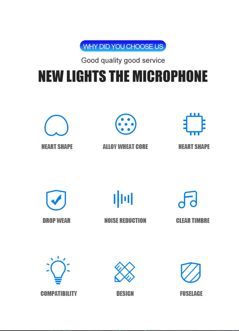VoxRGB – Microfone Condensador - Lord Oferta