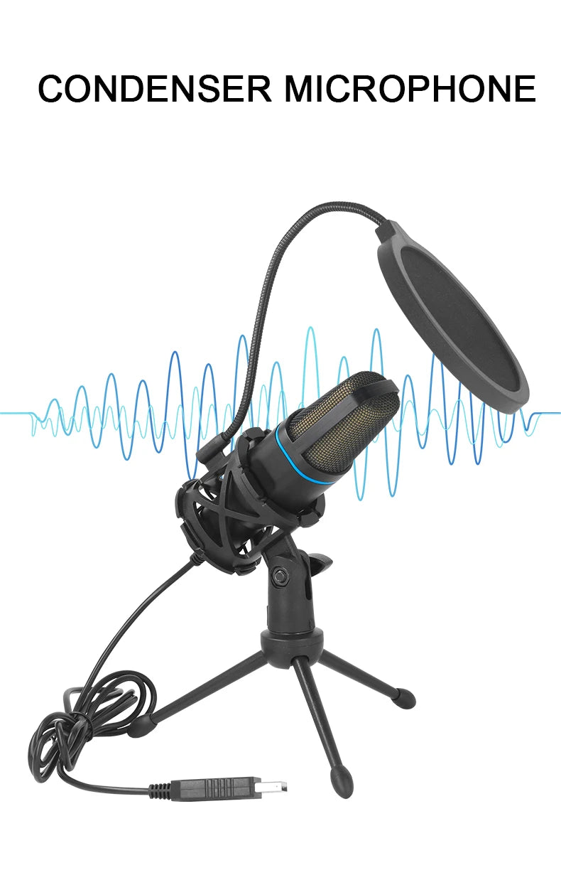 VoxRGB – Microfone Condensador - Lord Oferta