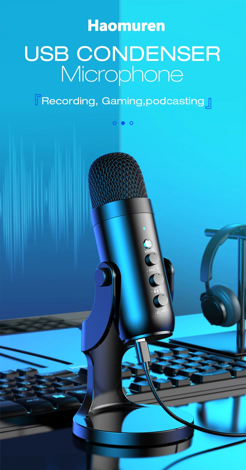 HaomuTalk Pro – Microfone Condensador - Lord Oferta