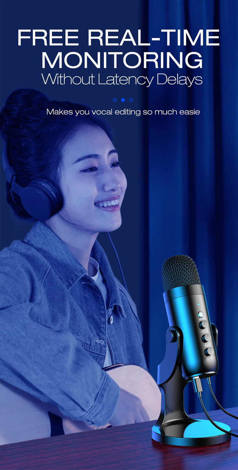 HaomuTalk Pro – Microfone Condensador - Lord Oferta