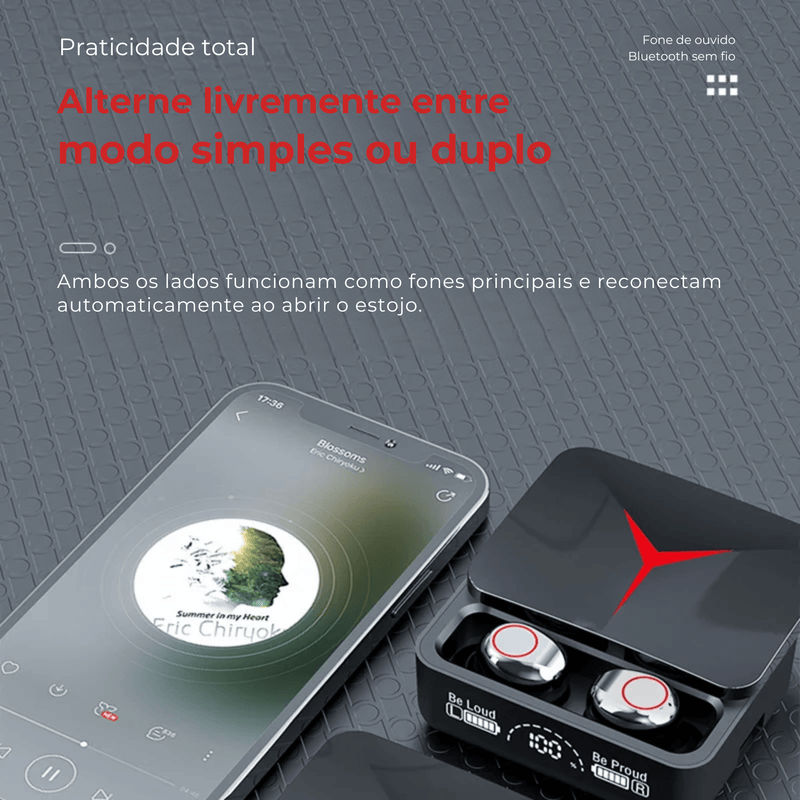 M90 – Fone Bluetooth com Cancelamento de Ruído - Lord Oferta