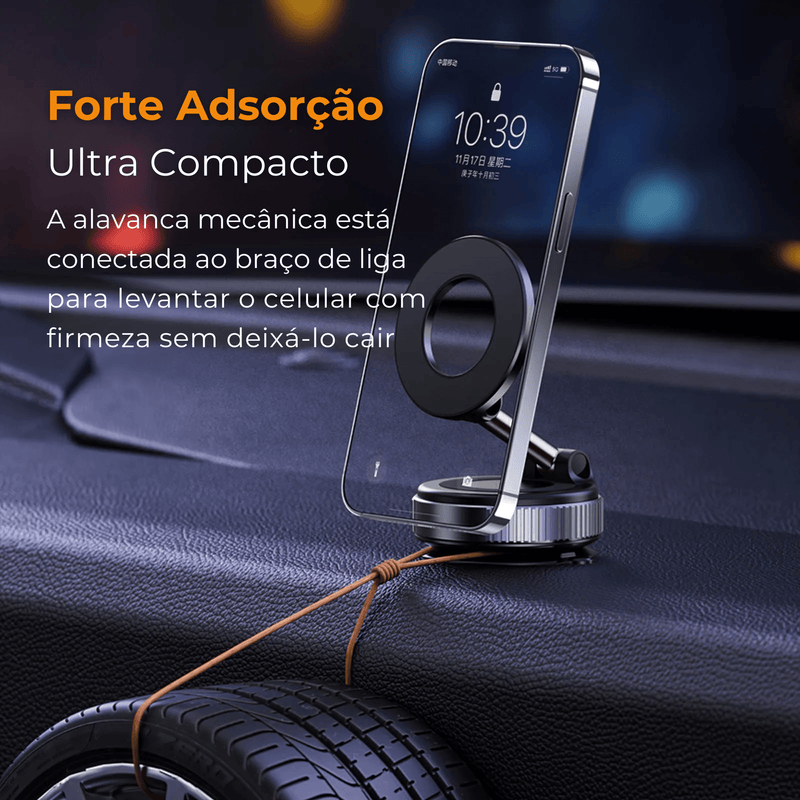 MagGrip – Encaixe Magnético com Giro 360° - Lord Oferta