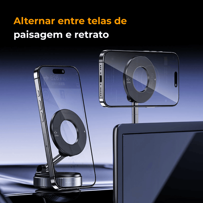MagGrip – Encaixe Magnético com Giro 360° - Lord Oferta